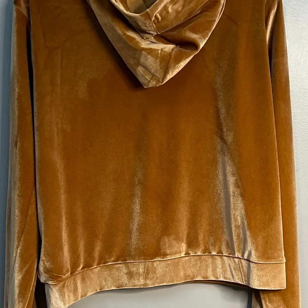 Fabletics Donna Velour Hoodie in Light Honey Size L